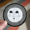 Sun Face Vinyl Decal Sticker