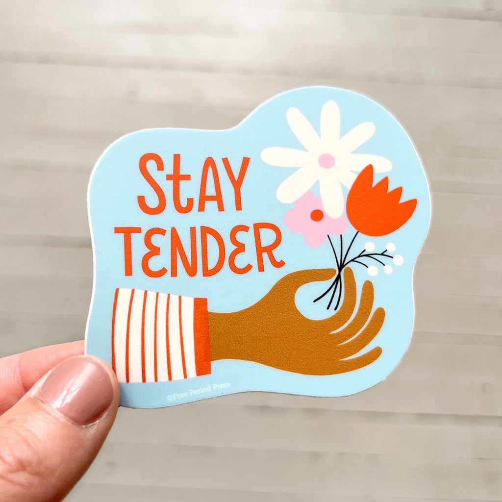 Tende Sticker Design Stickers – Free Period Press