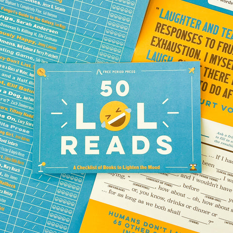 50 LOL Reads: A Checklist of Books to Lighten the Mood