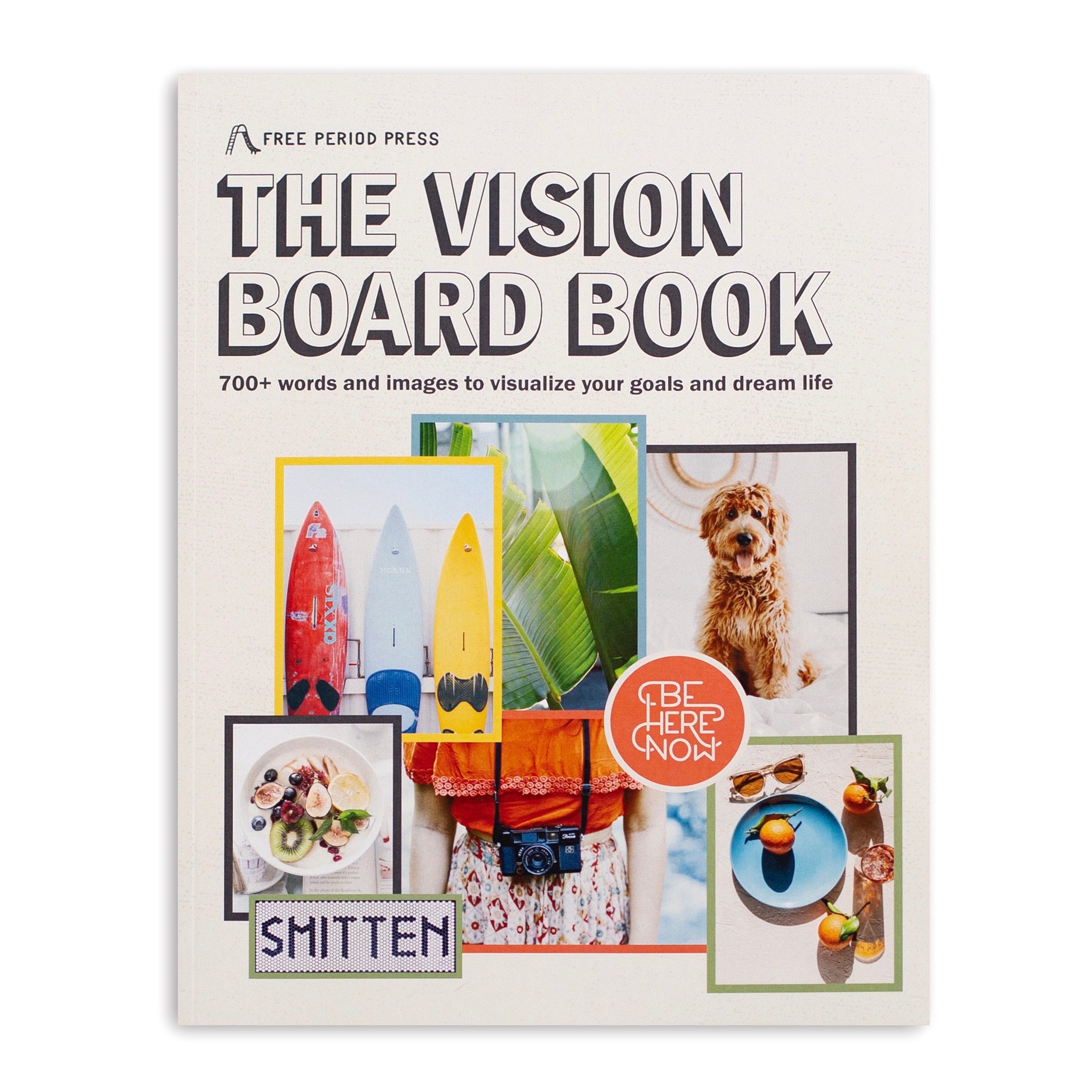 VISION BOOK: Cover a composition book like a vision board to write down  your thoughts too.