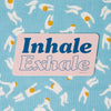 inhale exhale yoga relax vinyl decal sticker