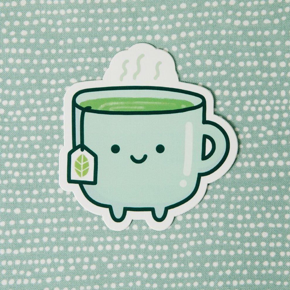 Tea Cup Yeti - Yeti - Sticker