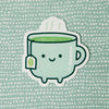 sticker for green tea lovers