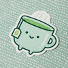 green tea stickers