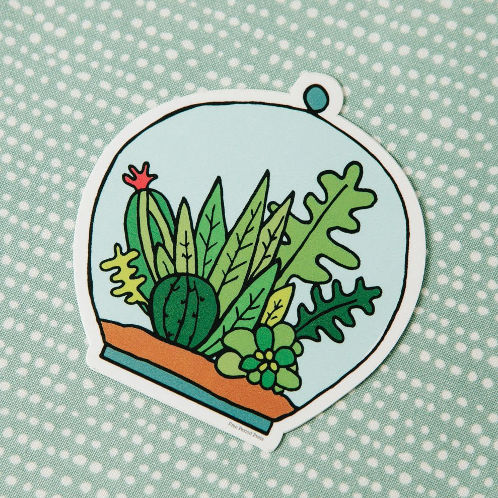 succulent vinyl Succulent Terrarium Vinyl Decal Sticker