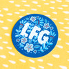 lfg vinyl decal sticker flowers