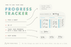 Progress Tracker - Habit Tracker Poster - Free Period Press