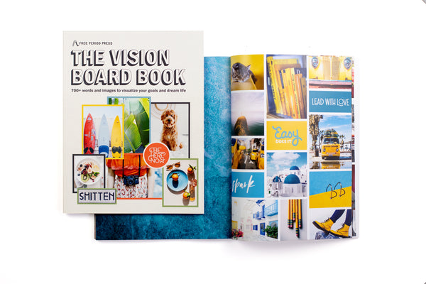 The Vision Board Book: 700+ words and images to visualize your goals a ...