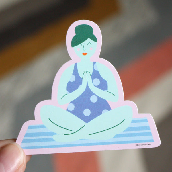 Yoga Vinyl Decal Sticker